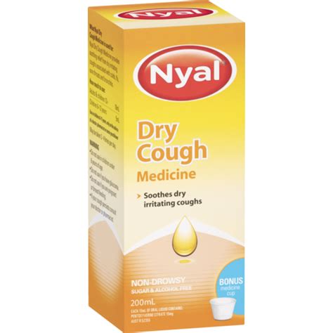 Nyal Non Drowsy Dry Cough Medicine 200ml Drakes Online Shopping Findon