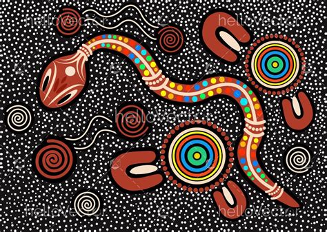 Rainbow Serpent Rainbow Serpent Aboriginal Artwork Aboriginal Art My