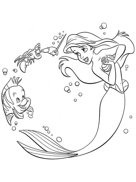 Baby Ariel Coloring Coloring Pages