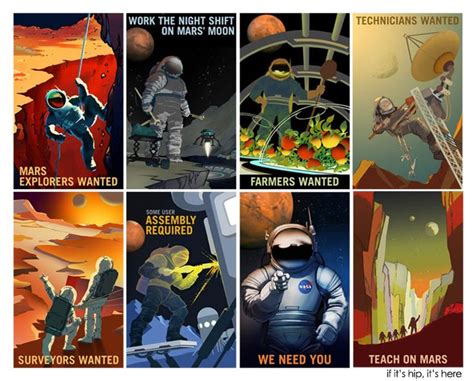Nasa Offers Beautifully Illustrated Mars Recruitment Posters Free