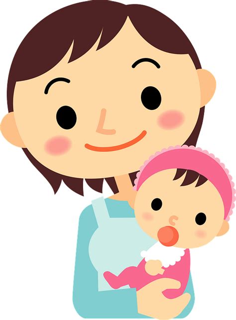 Mother With Baby Clip Art