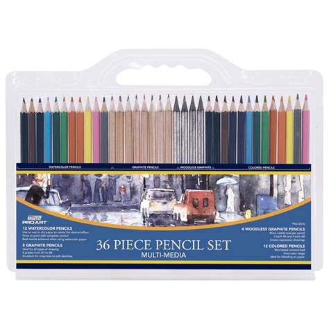 Buy Pro Art 36 Piece Artist Pencil Set