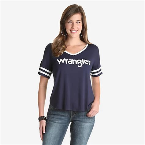 Womens Short Sleeve V Neck Baseball Graphic T Shirt Womens Shirts By