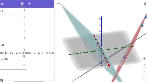 Graphing Planes In 3d Using Geogebra Youtube