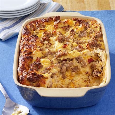 You will also need a good scale, as most sausage recipes use weight, not volume to properly measure ingredients; Cheese Sausage Strata Recipe | Taste of Home