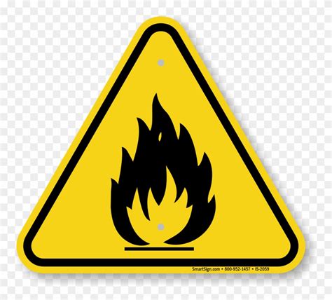Toxic Clipart Caution Flammable Symbol Png Download 116222