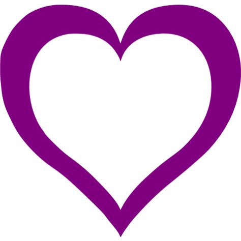 Purple Heart Icon Free Purple Heart Icons