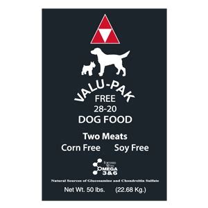 Top notch nutrition to keep your dogs at the top. Co-Lin Feed and Seed | Valu-Pak Free 28-20 Dog Food ...