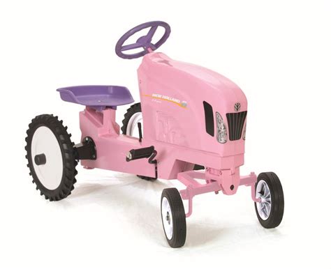 Pink New Holland T7 Boomer Pedal Tractor Scale Models
