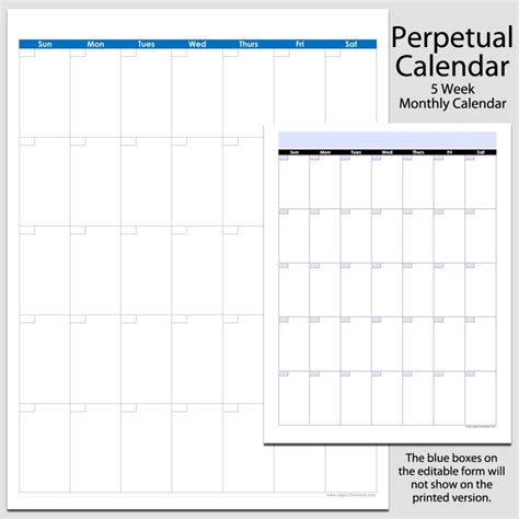 The 8 12 X 11 Blank Calendar Pages Get Your Calendar Printable