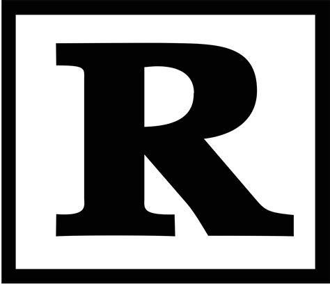 R Rated Symbol Clipart Best