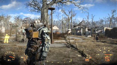 Fallout 4 Welded Raider Power Armor Info Location Hd Youtube
