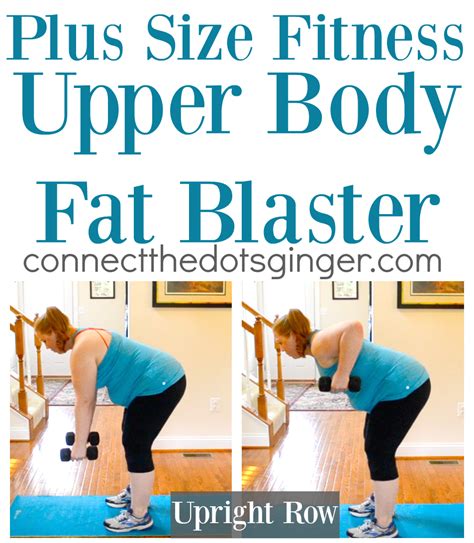 Connect The Dots Ginger Becky Allen Plus Size Fitness Upper Body Fat Blasting Workout