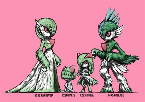 Ralts Kirlia Gardevoir Gallade By Blacknirrow On Deviantart