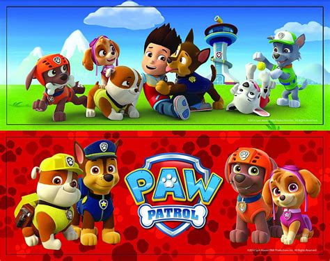 Paw Patrol 5 Pack Puzzle In Wooden Box Tootoolbay