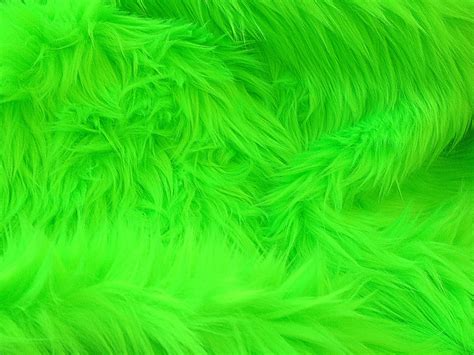 Fauxfake Fur Luxury Shag Neon Green 58 Inch Fabric By The