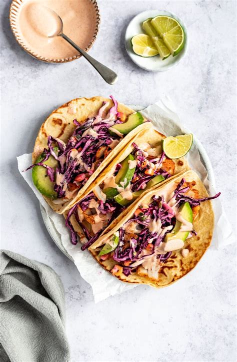 Ling cod is a canadian delicacy exceptional fried, yet this tempura battered ling cod recipe is a hit with the fried fish fingers folded . Cod Fish Tacos | Recipe in 2020 | Nourishing foods, Creamy ...