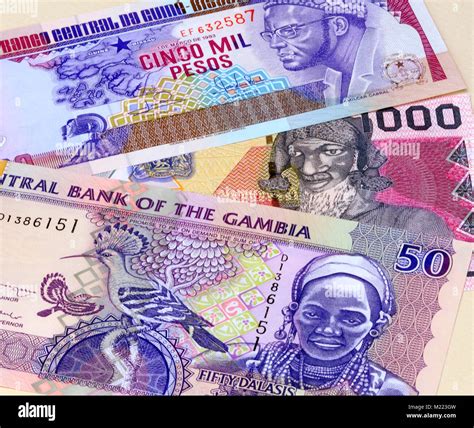 West Africa Currency Bank Notes Stock Photo Alamy