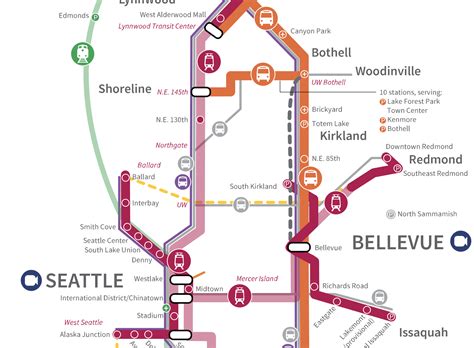 Seattle Light Rail Map Fares Shelly Lighting