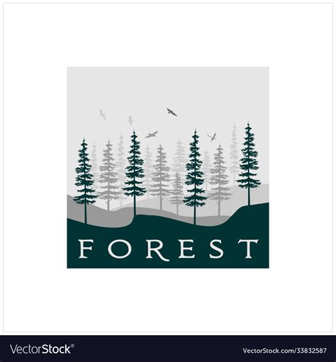 174 Forest Royalty Free Vector Image Vectorstock