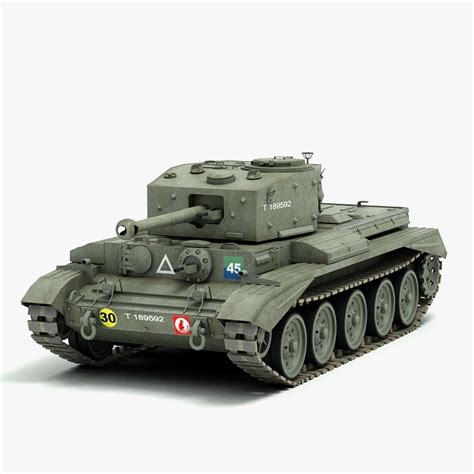 3d British Cromwell Tank