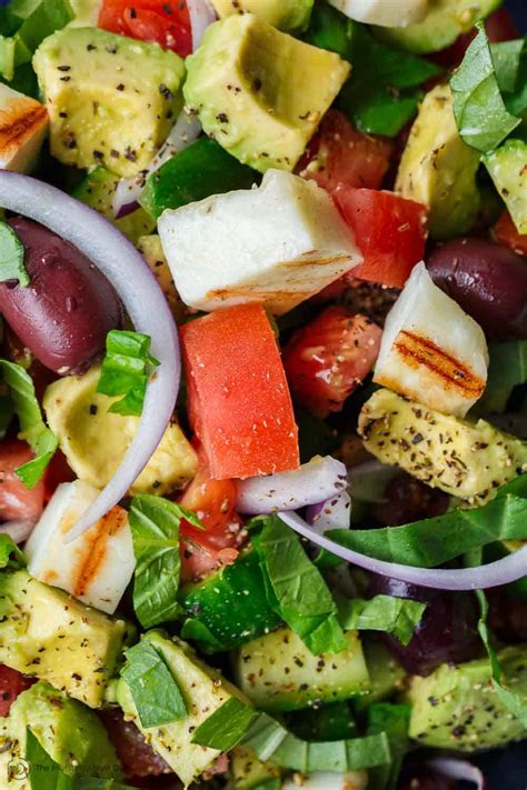 We are the chef and the recipe is the way we. Simple Mediterranean Avocado Salad Recipe | The ...