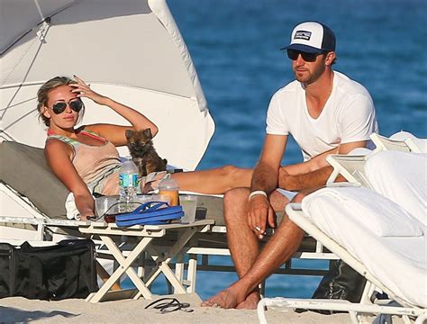 Paulina Gretzky And Boyfriend Golfer Dustin Johnson Relax In Miami