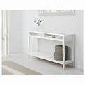 LIATORP Console table - white, glass - IKEA