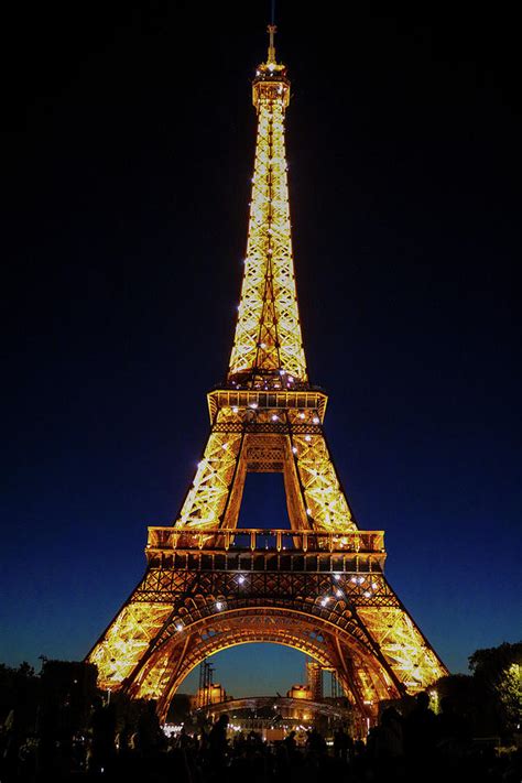 Sparkling Eiffel Tower Photograph By Hannah Brendle