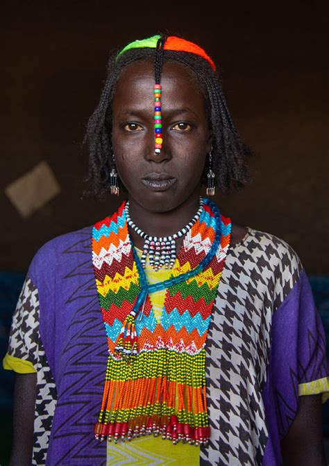 Oromo Woman With A Beaded Necklace Oromia Mileso Ethiop Flickr