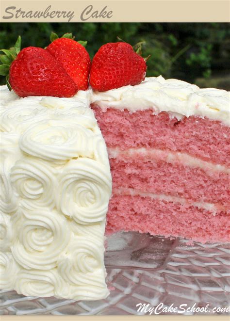 It's the perfect recipe for a wedding cake or a birthday cake. 30 Strawberry Cake Recipes Putting the Berries to Lusciously Delightful Use - My Cake Recipes