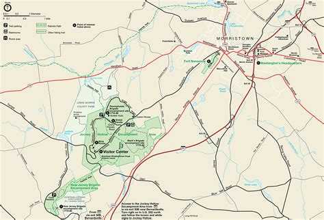 Morristown National Historical Park Park Map Bringing You America