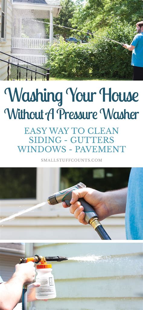 Washing A House Exterior Without A Pressure Washer Siding Gutters