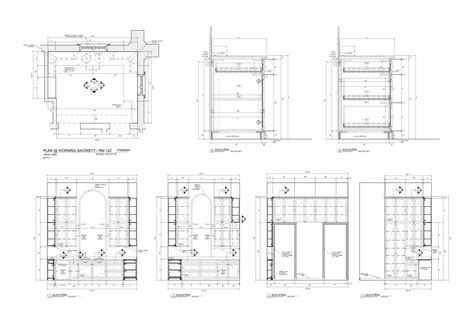 Casework Millwork Shop Drawings Trade Mark Drafting