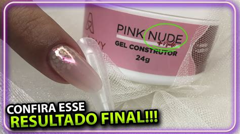 Art Encapsulada No Molde F1 Com Gel Pink Nude Nude AnyLovy YouTube