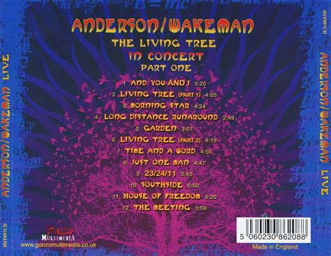 2011 The Living Tree In Concert Part One Anderson Wakeman Rockronología