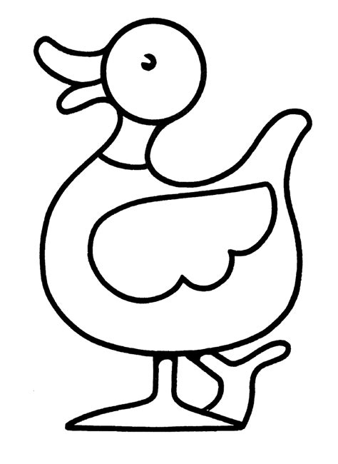 Coloring Page Good Duck