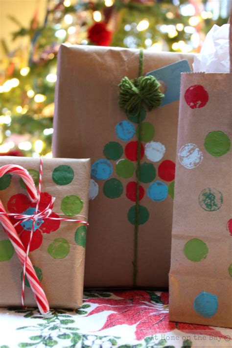 I use brown paper for wrapping gifts for all occasions and then just dress it up to suit the occasion. Recycled Paper Bag Gift Wrap Ideas