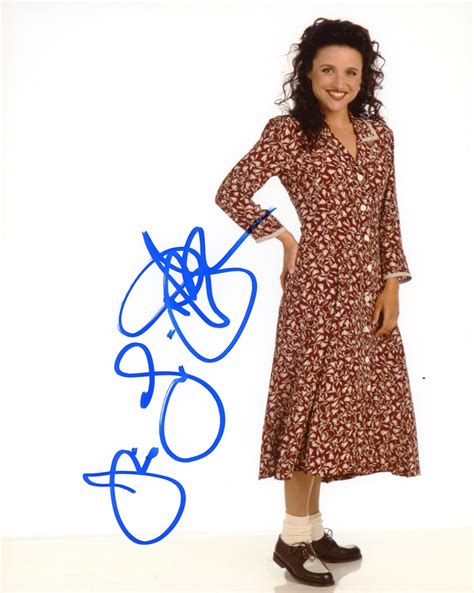 Julia Louis Dreyfus Seinfeld Autograph Signed 8x10 Photo E