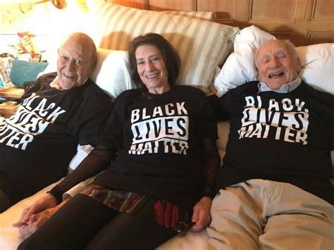 Carl Reiner Mel Brooks Wear Black Lives Matter Shirts The Forward