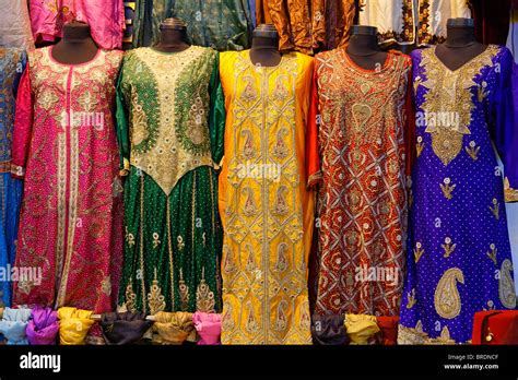Shop Display Of Dresses Inside The Grand Bazaar Istanbul Turkey Stock