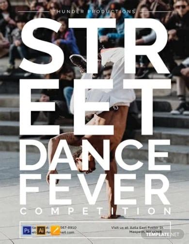 Dance Poster 40 Free Templates In Psd Indesign