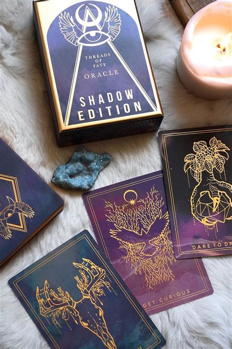 Threads Of Fate Oracle Shadow Edition Tarot Card Spreads Tarot