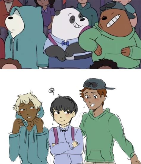 We Bare Bears Humanized This Show Is A T We Bare Bears We Bear Bare Bears