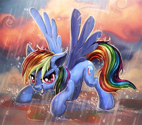 Whos Ready For A Rainbow By Harwicks Art My Little Pony Friendship