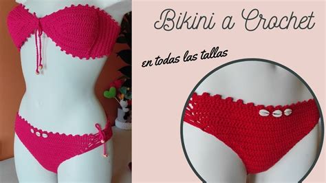 Bikini Crochet Todas Las Tallas F Cil Y R Pido Puntos Principiantes