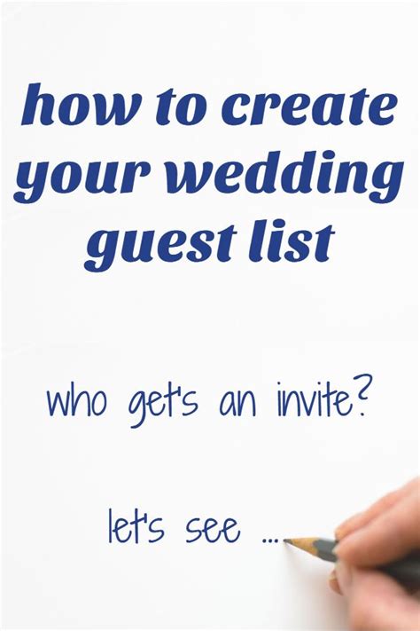The question of how to cut your wedding guest list without stirring up any tension remains one of the great modern wedding conundrums. How to Create Your Wedding Guest List — Planning with ...