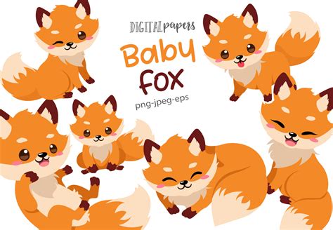Baby Fox Graphic By Dipa Graphics · Creative Fabrica