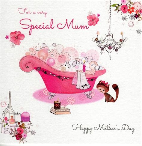 Wishing you a happy mother's day means that neither flowers nor gifts are enough to express my gratitude to such a loving mum as you. Very Special Mum Happy Mother's Day Greeting Card Lynn Horrabin Art Cards | Cards