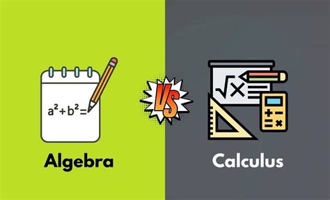 Calculus Algebra Different